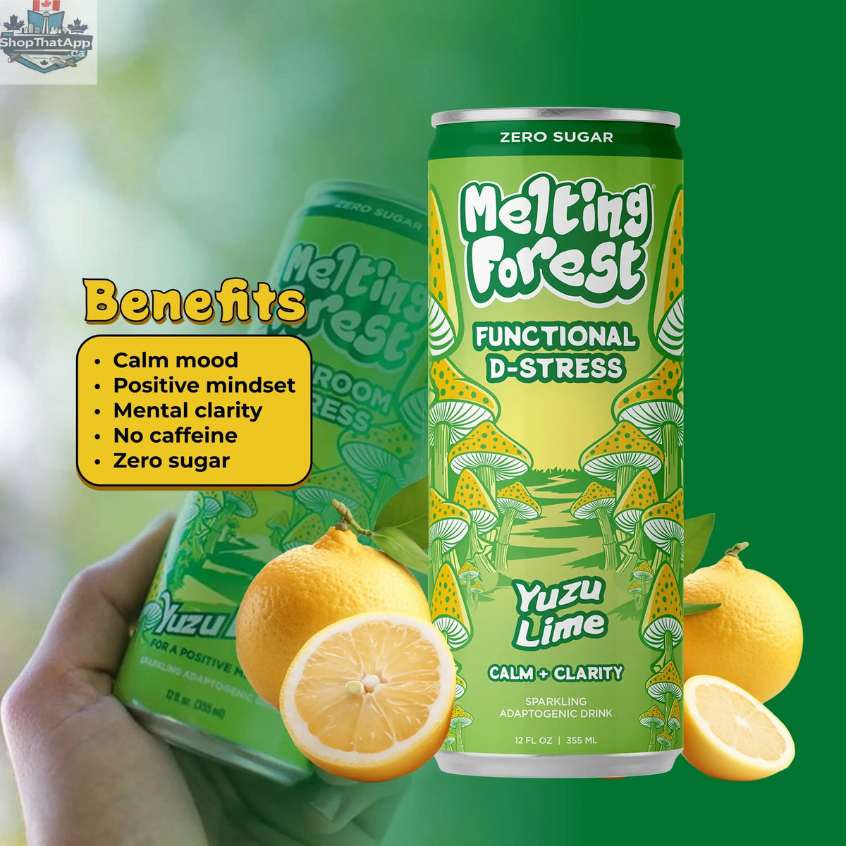 Melting Forest Chill Yuzu Lime - Refreshing Fragrance for a Relaxing Ambiance - Shopthatapp.ca