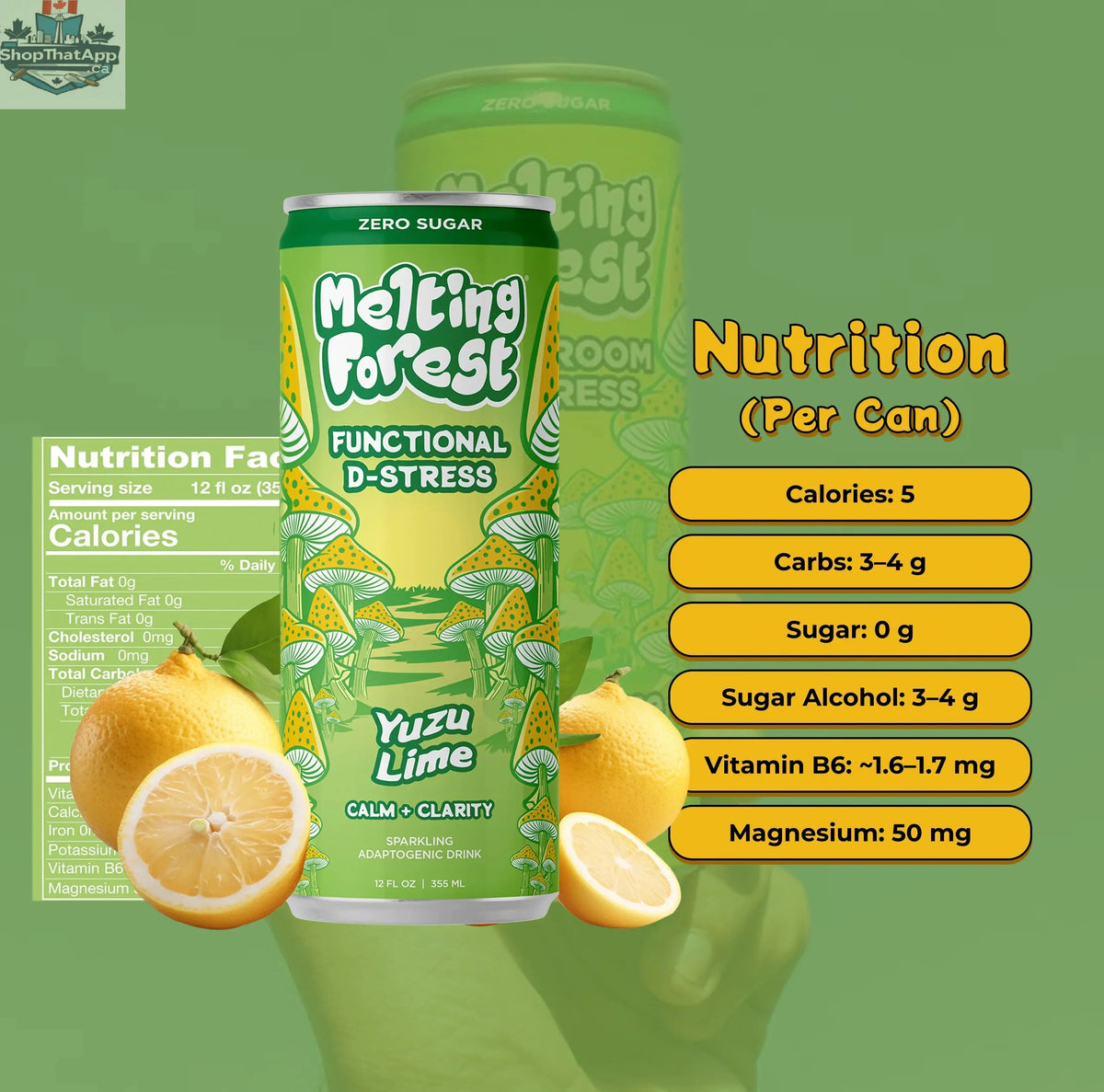 Melting Forest Chill Yuzu Lime - Refreshing Fragrance for a Relaxing Ambiance - Shopthatapp.ca