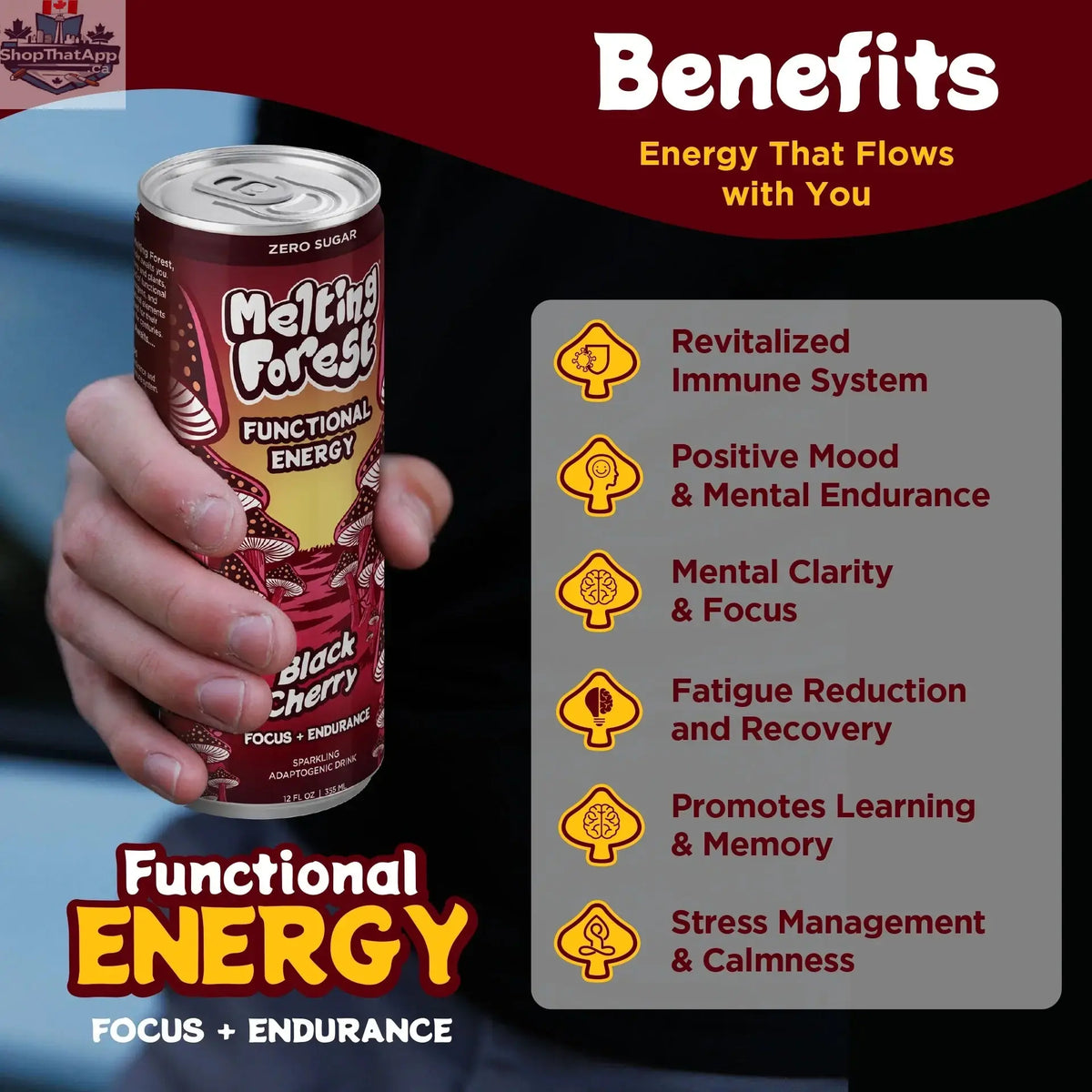 Melting Forest Energy - Black Cherry Energy Scent - Shopthatapp.ca