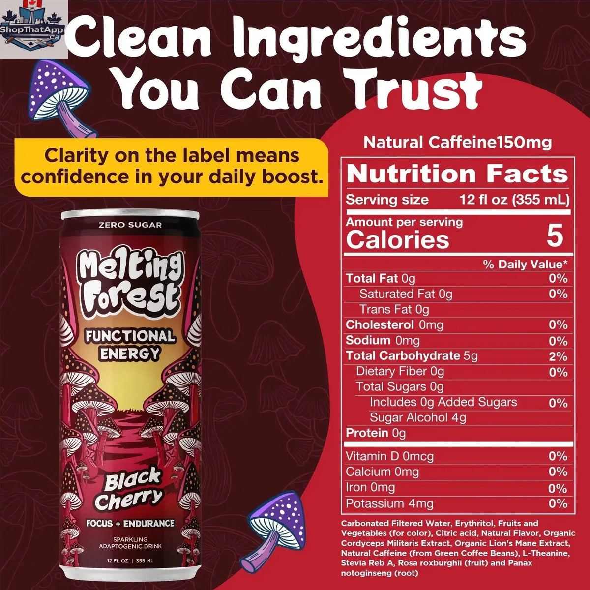 Melting Forest Energy - Black Cherry Energy Scent - Shopthatapp.ca