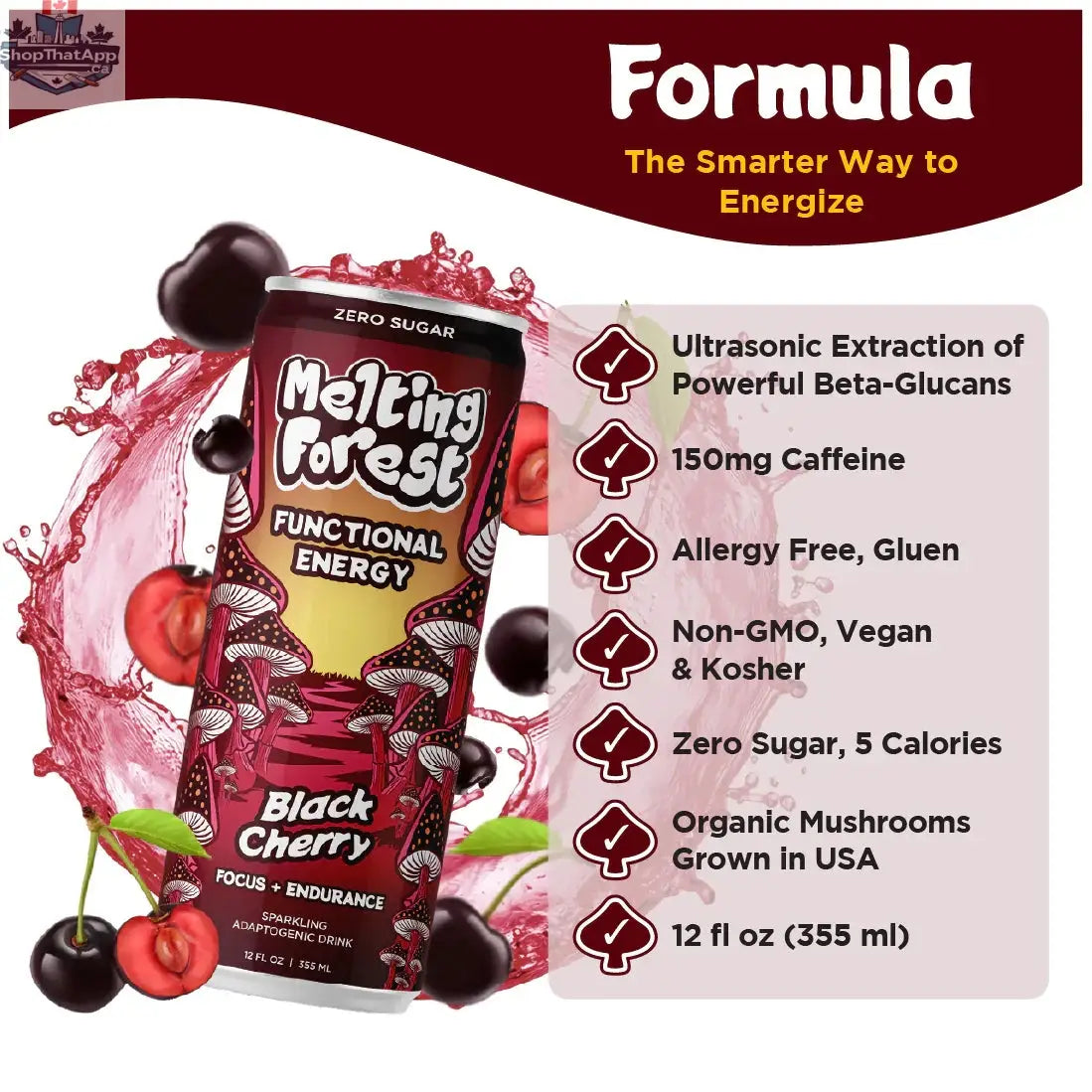 Melting Forest Energy - Black Cherry Energy Scent - Shopthatapp.ca