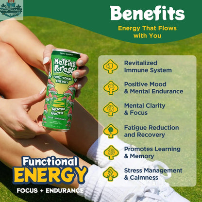 Melting Forest Energy Drink - Refreshing Mango Guava for an Invigorating Energy Boost - Shopthatapp.ca
