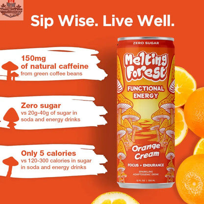 Melting Forest Energy Orange Cream - Revitalize Your Senses - Shopthatapp.ca