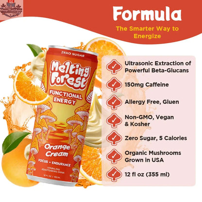 Melting Forest Energy Orange Cream - Revitalize Your Senses - Shopthatapp.ca