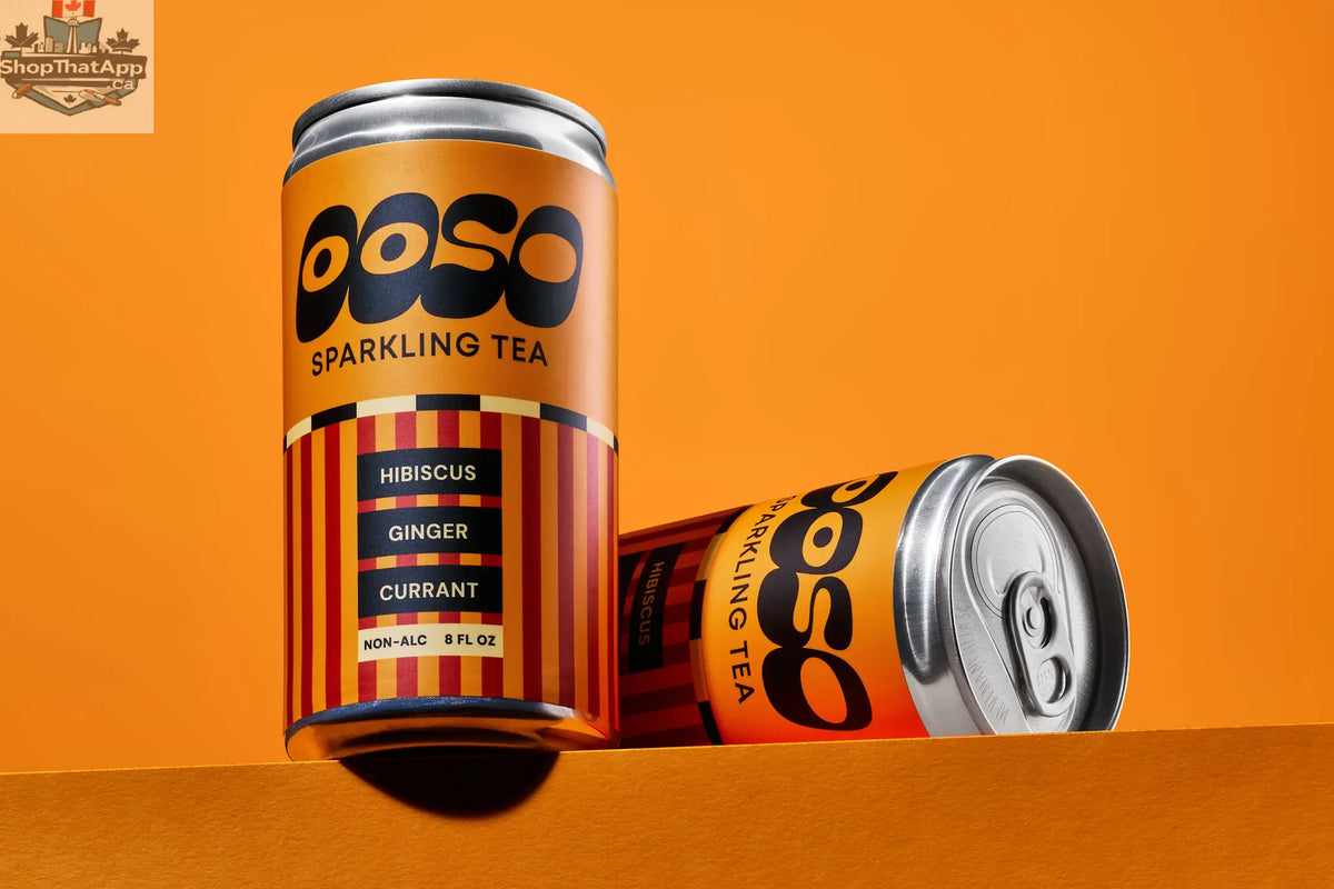 OOSO Hibiscus Ginger Currant - Flavorful Herbal Tea Blend - Shopthatapp.ca