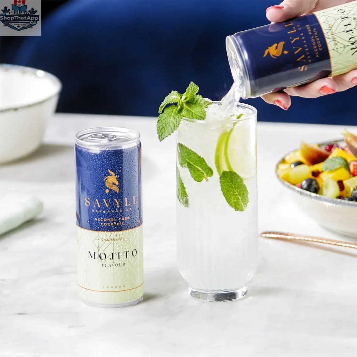 Savyll Mojito Drink - Refreshing Minty Cocktail Experience - Shopthatapp.ca