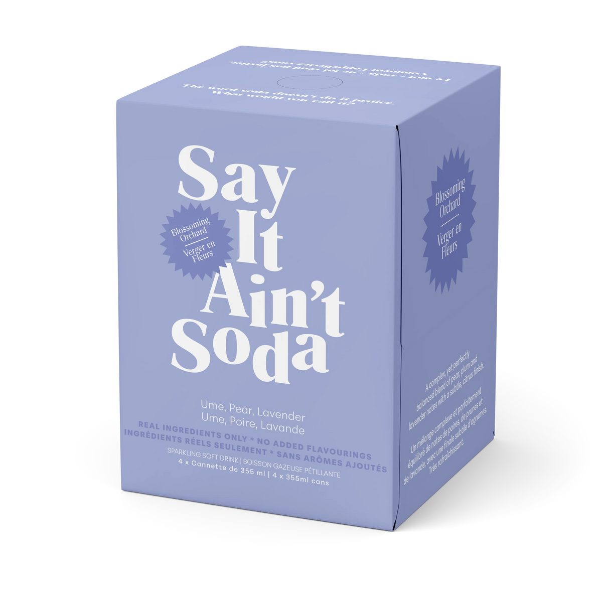Say it Ain't Soda - Blossoming Orchard Beverage - Shopthatapp.ca