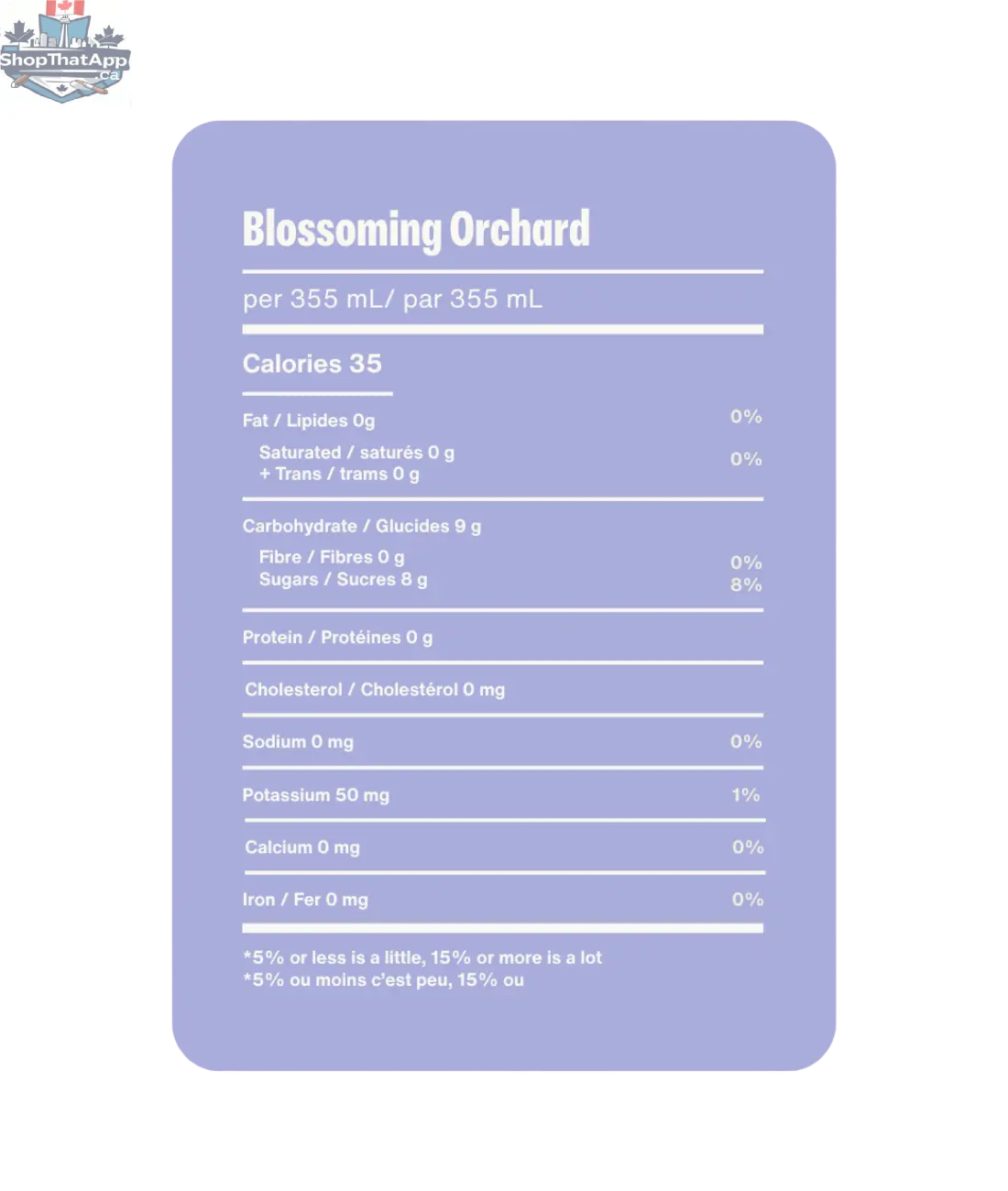 Say it Ain't Soda - Blossoming Orchard Beverage - Shopthatapp.ca
