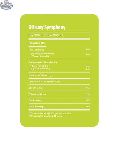 Say it Ain't Soda - Citrusy Symphony - Shopthatapp.ca