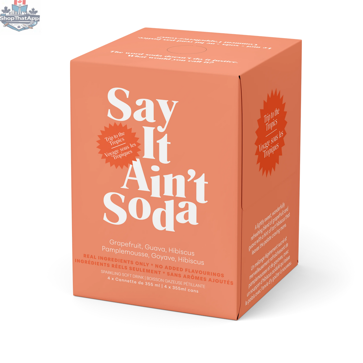 Say it Ain't Soda - Trip to the Tropics - Shopthatapp.ca