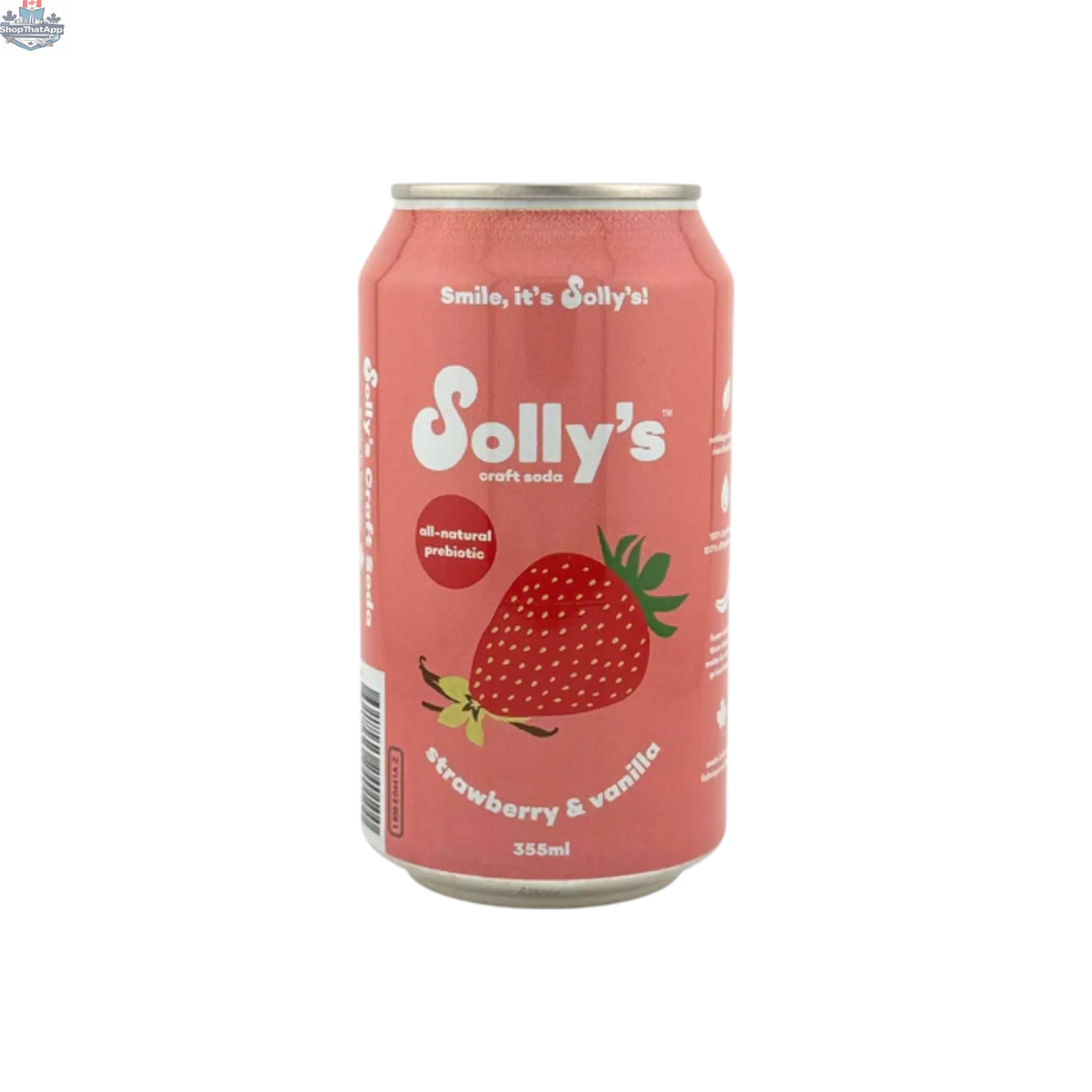 Solly's Strawberry & Vanilla - Delightful Flavor Combination - Shopthatapp.ca