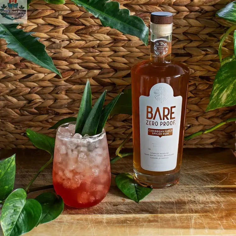 BARE Zero Proof Rum - Caribbean Gold Spiced Experience - Shopthatapp.ca