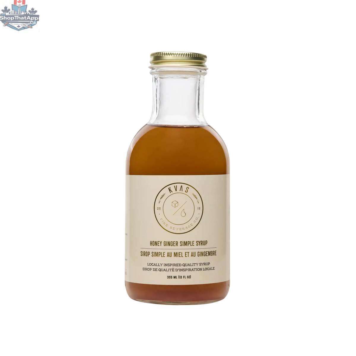 Kvas - Honey Ginger Simple Syrup - Shopthatapp.ca