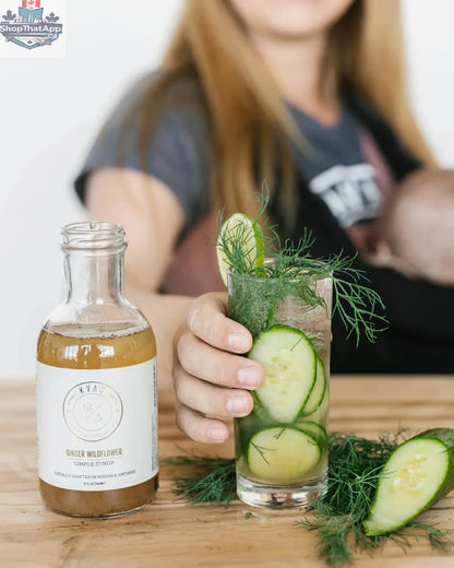 Kvas - Honey Ginger Simple Syrup - Shopthatapp.ca