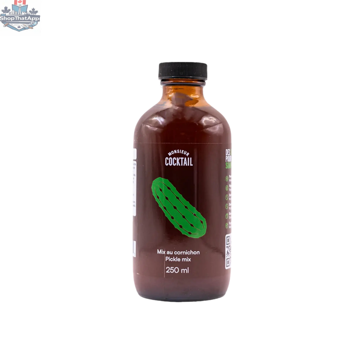 Monsieur Cocktail Pickle Cocktail Mix for Unique Flavored Drinks - Shopthatapp.ca