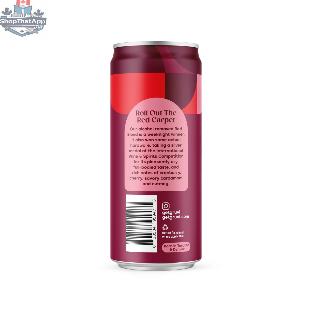 Grüvi Red Blend Wine - Bold Flavor Crafted for Every Occasion - Shopthatapp.ca