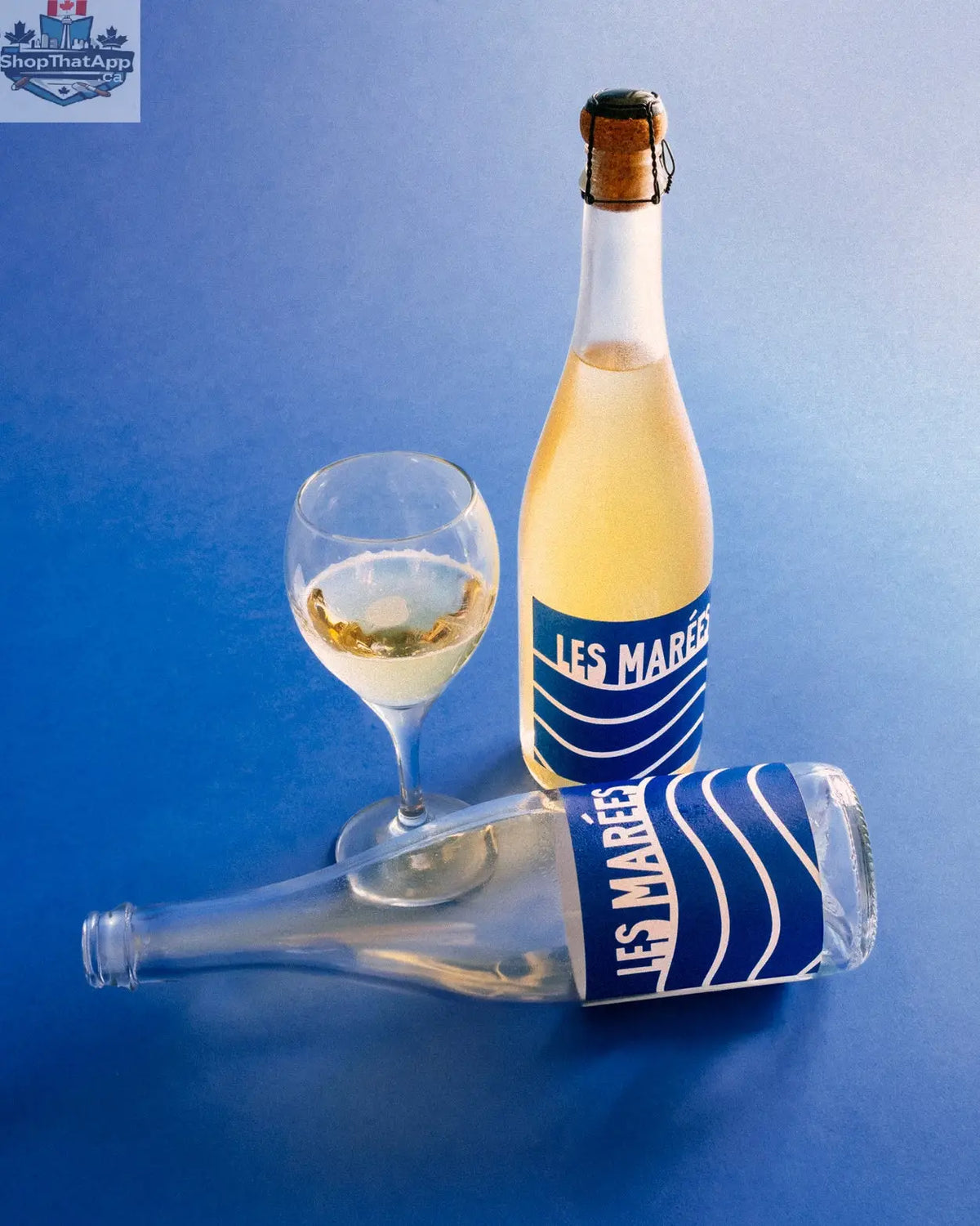 Les Marées Sparkling Blanc de Blanc - Premium Les Marées Sparkling Wine - Shopthatapp.ca