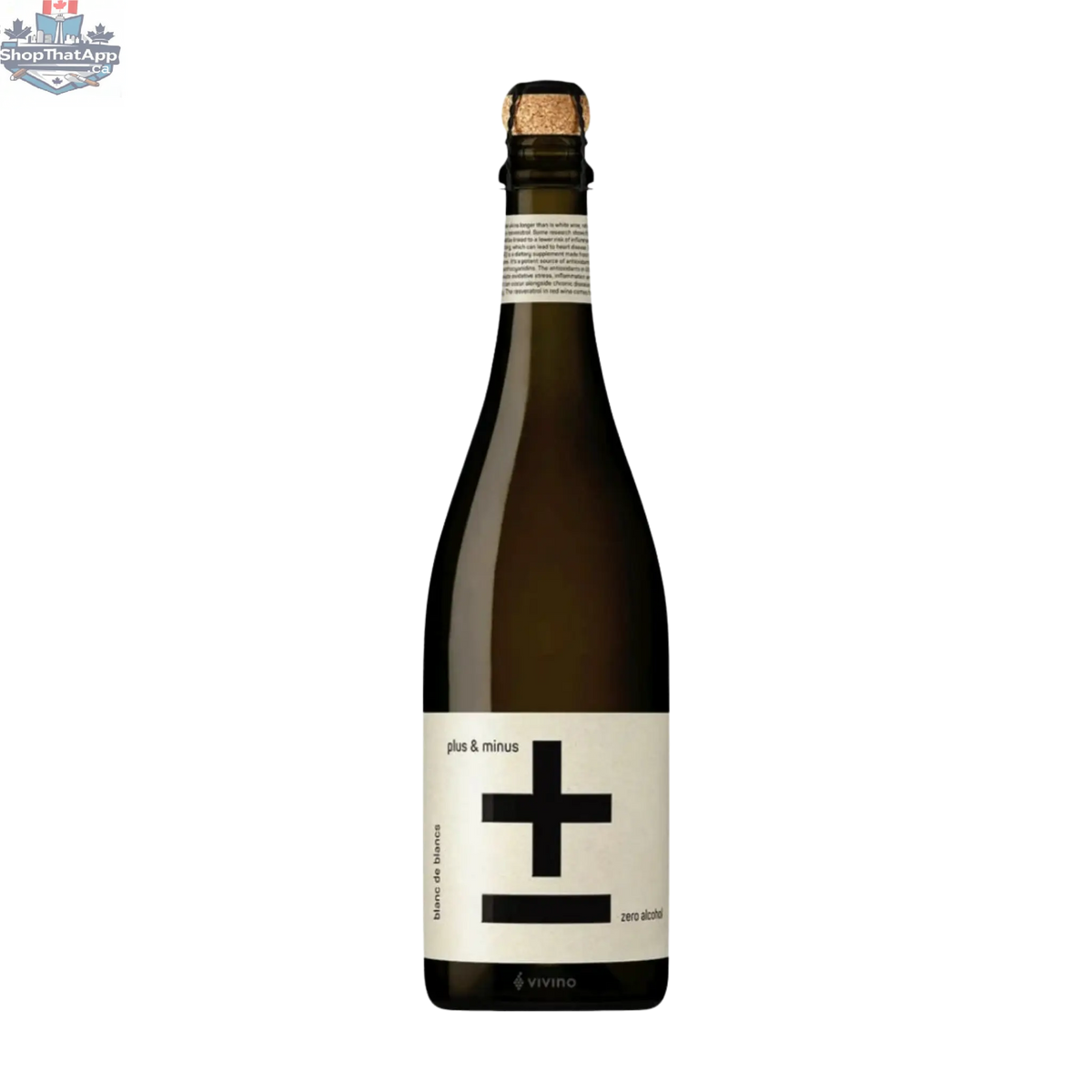 Plus & Minus Blanc de Blancs Wine - Shopthatapp.ca
