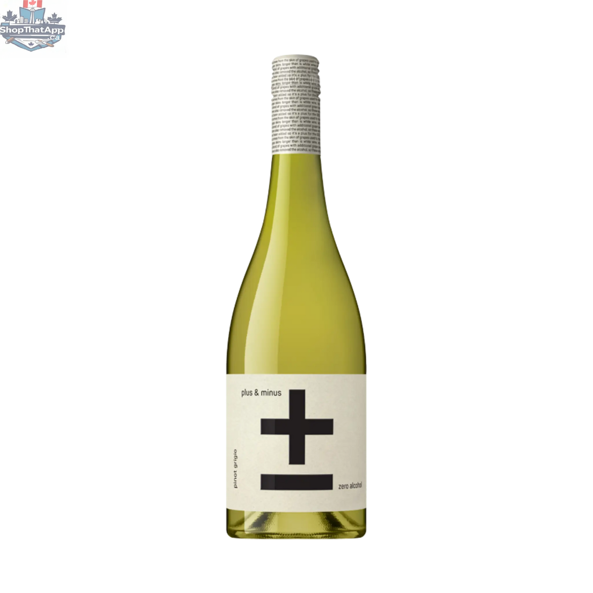Plus & Minus Pinot Grigio Wine - Crisp and Refreshing Flavor - Shopthatapp.ca