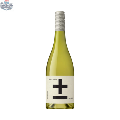 Plus & Minus Pinot Grigio Wine - Crisp and Refreshing Flavor - Shopthatapp.ca