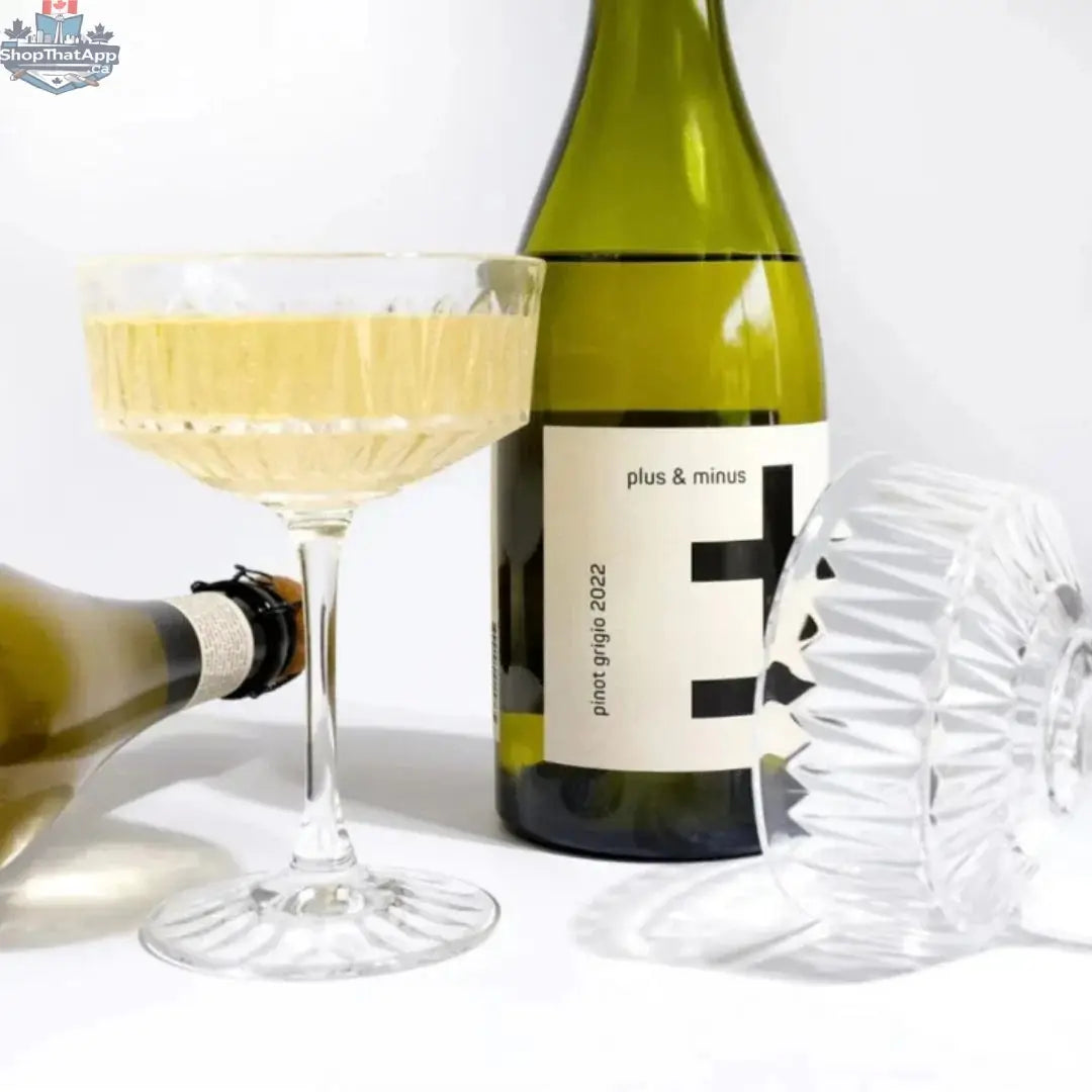 Plus & Minus Pinot Grigio Wine - Crisp and Refreshing Flavor - Shopthatapp.ca