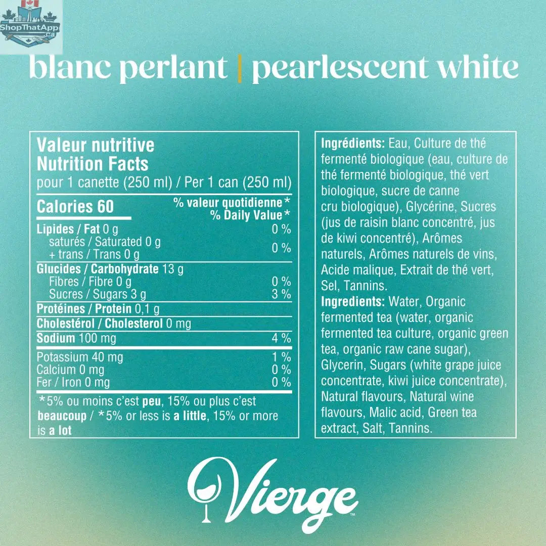 Vierge Pearlescent White - Shopthatapp.ca