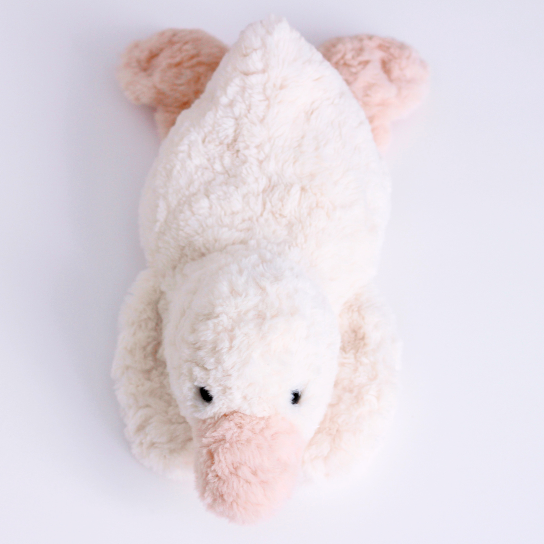 Thermy Buddy™ – Cozy Heated Plush Toy – Giant Squashed Duck - Www.Shopthatapp.ca