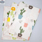 Bright printed kitchen towels featuring cheerful thorny issue design from Hem And Tassel, perfect for adding color to your kitchen.