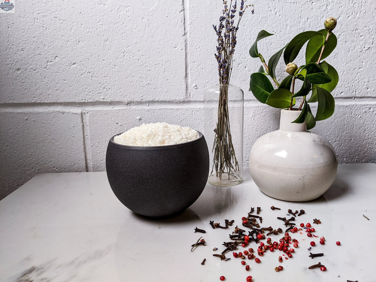 Handcrafted 8oz soy wax chalice candle by Three Inches High, featuring a relaxing aroma and elegant design.