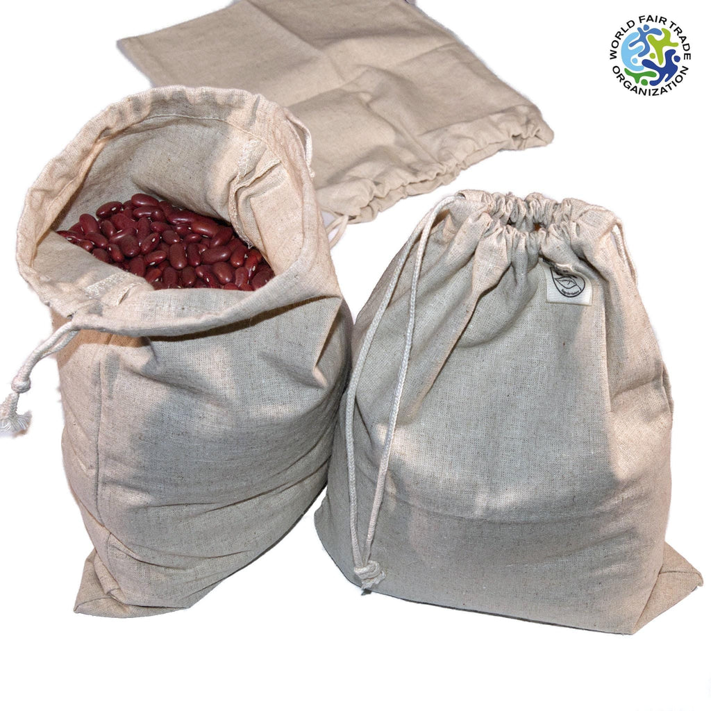 Hemp+Cotton Fair-Trade Produce Bags - Shopthatapp.ca