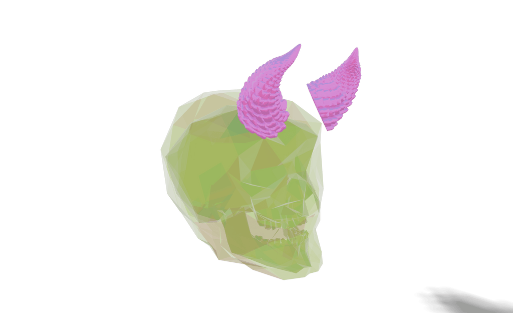 Titanoa Magnetic Cosplay Troll Horns - Www.Shopthatapp.ca