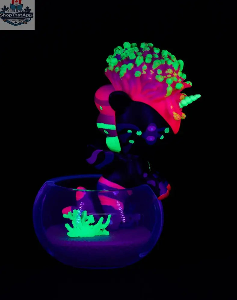 Colorful Neon Reef Mermicorno toy from tokidoki's blind box series, featuring a vibrant, mermaid-inspired unicorn design.