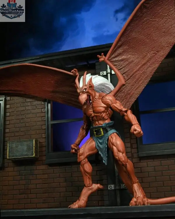 Toy Snowman Neca Gargoyles Brooklyn action figure from Disney's Gargoyles, detailed collectible with distinctive features.