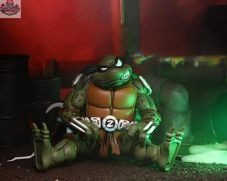 Teenage Mutant Ninja Turtles Slash action figure by Toy Snowman, detailed collectible toy with iconic ninja turtle features.