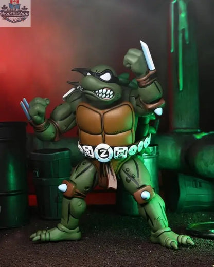 Teenage Mutant Ninja Turtles Slash action figure from Toy Snowman, detailed collectible figure with ninja gear and expressive features.
