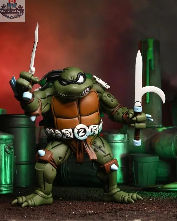 Teenage Mutant Ninja Turtles Slash action figure from Toy Snowman, detailed collectible toy with signature ninja outfit and weapons.