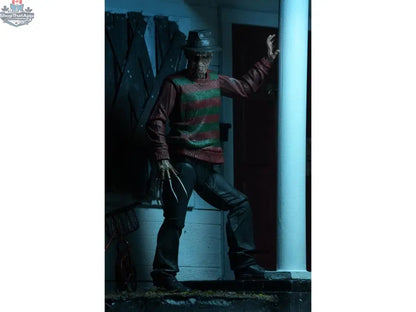 Toy Snowman Nightmare On Elm Street Freddy Krueger action figure, detailed collectible toy from the horror movie series.