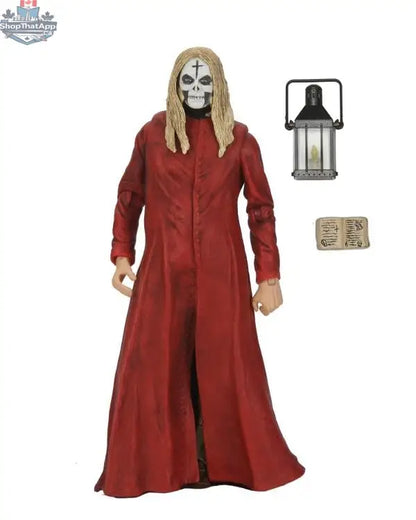 Toy Snowman Otis action figure from House of 1000 Corpses 20th Anniversary, red robe collectible toy with detailed features.