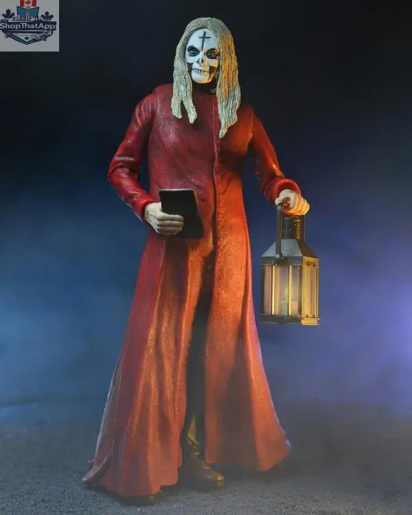 Toy Snowman Otis action figure from House of 1000 Corpses, 20th Anniversary red robe collectible toy, detailed horror movie figure.