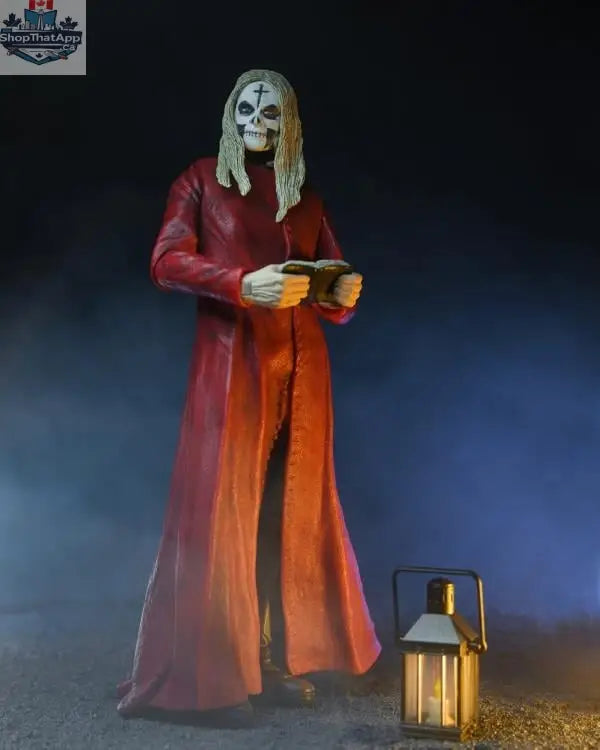 Toy Snowman House of 1000 Corpses Otis action figure in red robe, 20th anniversary collectible toy with detailed features.