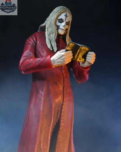 Toy Snowman Otis action figure from House of 1000 Corpses, 20th anniversary red robe collectible toy with detailed features.