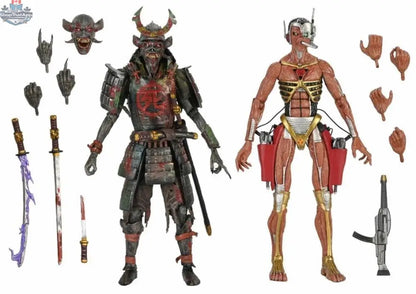 Iron Maiden action figure two-pack by Toy Snowman, featuring detailed collectible figures from the Ultimate Future Past World Tour.
