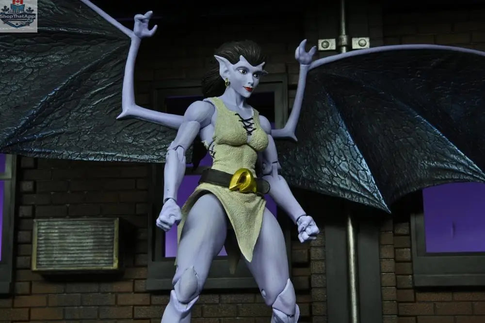Neca Disney Gargoyles Angela Ultimate Action Figure by Toy Snowman, detailed collectible toy with wings and costume features.