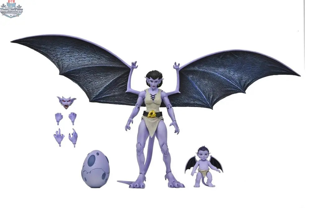 Toy Snowman Neca Disney Gargoyles Angela action figure, collectible toy with detailed features from the Gargoyles series.