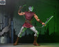 Teenage Mutant Ninja Turtles Foot Ninja action figure in classic colors, Toy Snowman collectible toy from Mirage Comics series.
