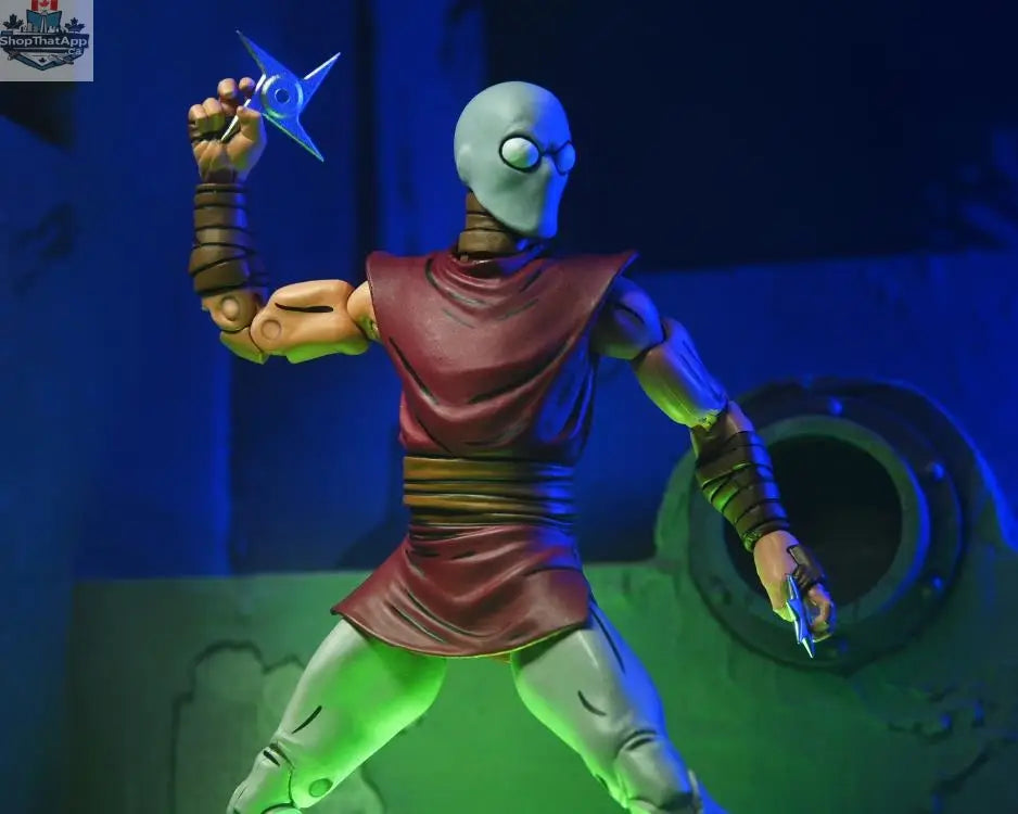 Teenage Mutant Ninja Turtles Foot Ninja action figure in classic colors, from Mirage Comics, by Toy Snowman, detailed toy collectible.