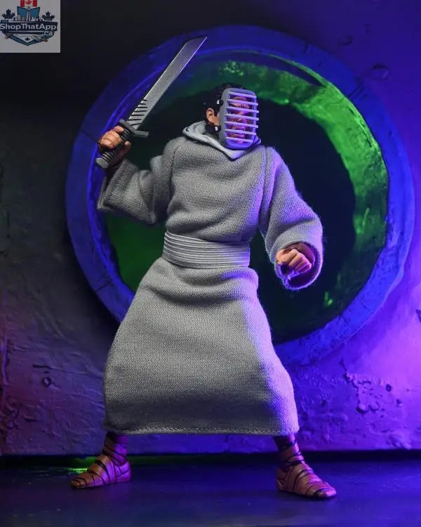 Toy Snowman Teenage Mutant Ninja Turtles Foot Ninja action figure in classic colors, collectible toy from Mirage Comics series.