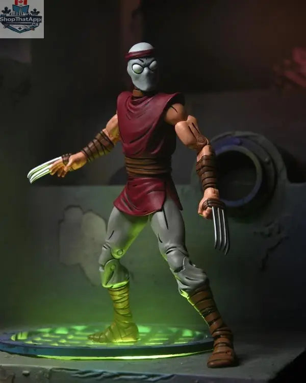 Teenage Mutant Ninja Turtles Foot Ninja action figure in classic colors, Mirage Comics collectible toy by Toy Snowman.
