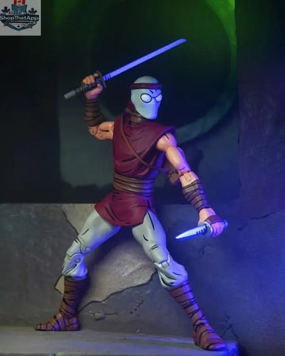 Teenage Mutant Ninja Turtles Foot Ninja action figure in classic colors by Toy Snowman, featuring detailed toy collectible from Mirage Comics.