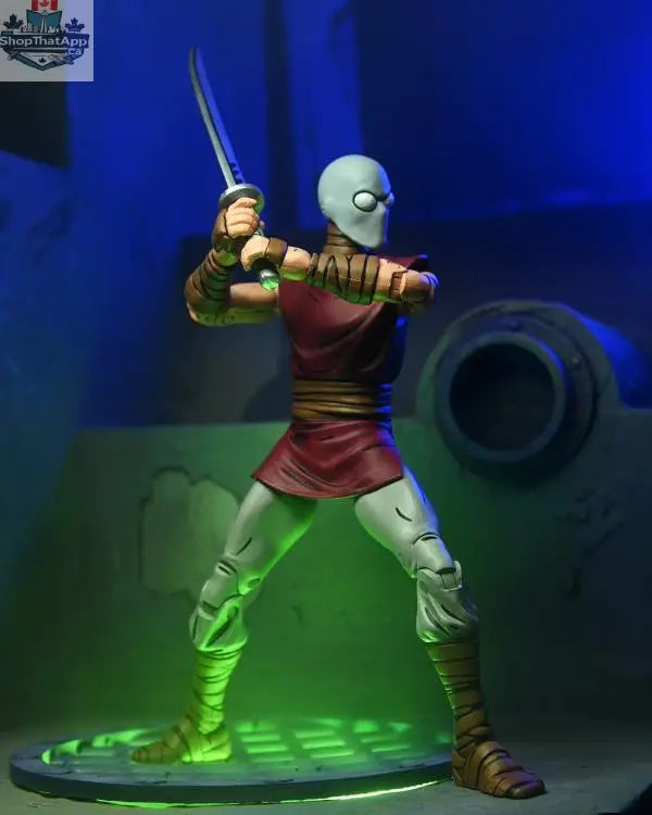 Teenage Mutant Ninja Turtles Foot Ninja action figure in classic colors by Toy Snowman, part of collectible TMNT toy series.